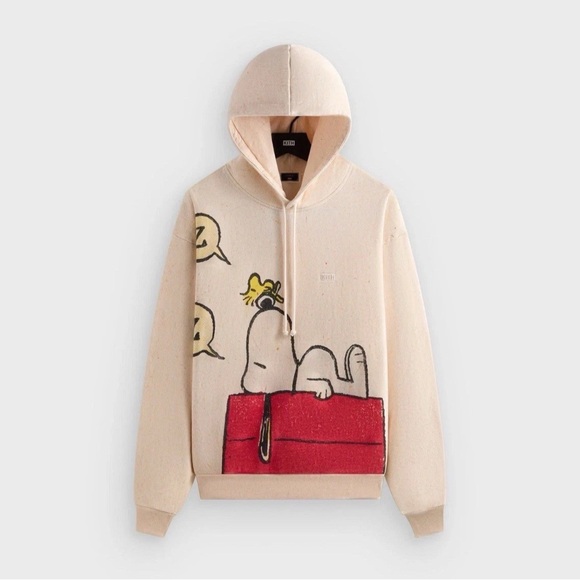 Kith Other - Kith for Peanuts Sleeping Doghouse Comic Nelson Hoodie in Sandrift Men’s Size XL